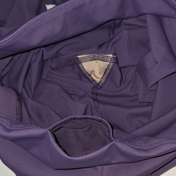 Thrive Société Women's Seamless 7/8 Leggings - Loganberry Purple Size Large - Picture 12 of 16